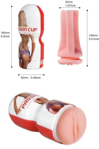 Мастурбатор вагина Passion Cup фото 4