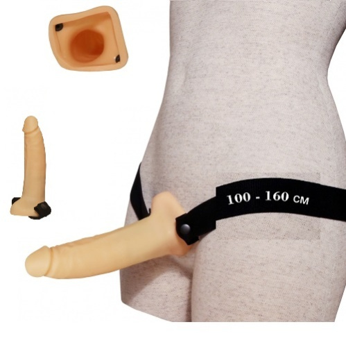 Телесный фаллопротез XXL № 3 фото 2