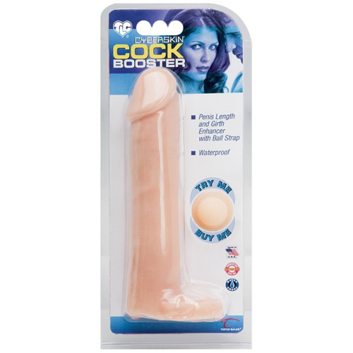 Удлинитель пениса реалистик с петлей на мошонку фото 6