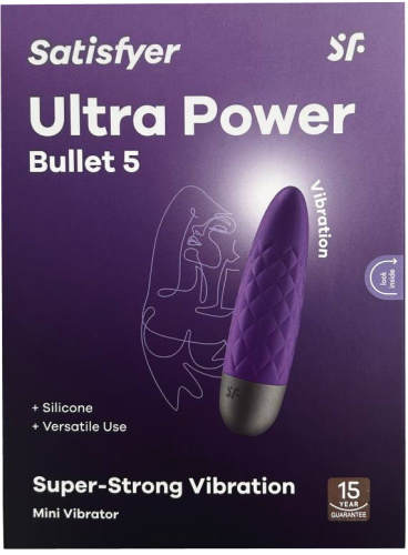 Мини вибратор Satisfyer Ultra Power Bullet 5 фиолетовый фото 7