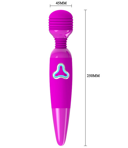 Вибромассажер Pretty Love Body Wand с 7 функциями вибрации розовый фото 5