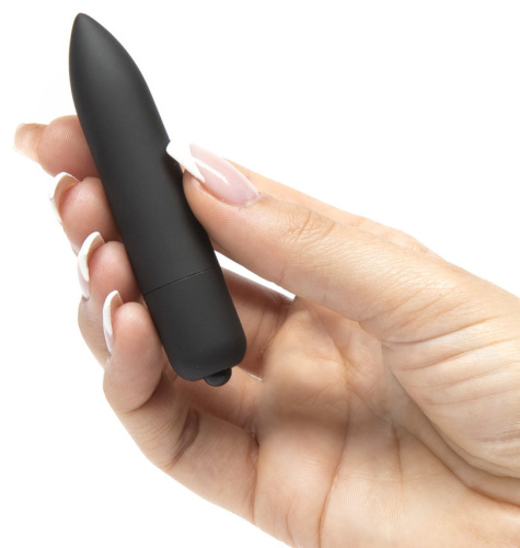 Черная вибропулька X-Basic Lovetoy фото 2