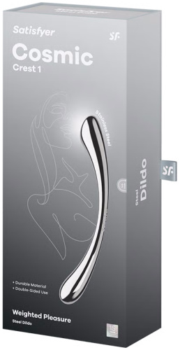 Двусторонний стальной стимулятор Satisfyer Cosmic Crest 1 фото 5