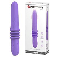 Фиолетовый вибратор Susie с поступательными движениями