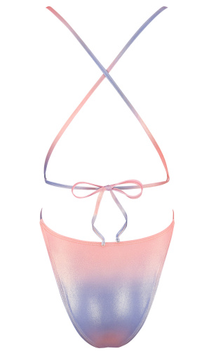 Мерцающий боди-купальник с нежным градиентом Rionella L фото 6