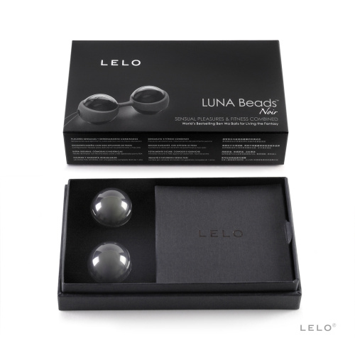 Lelo Вагинальные Шарики Luna Beads черные фото 4