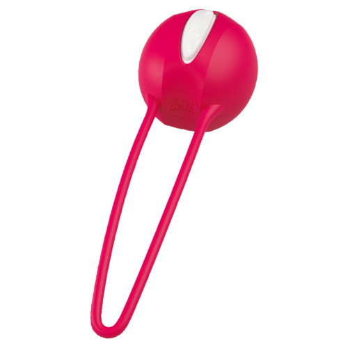 Шарик вагинальный Fun Factory Smartball Uno красно-белый фото 4