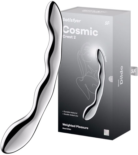 Двусторонний стальной стимулятор Satisfyer Cosmic Crest 2