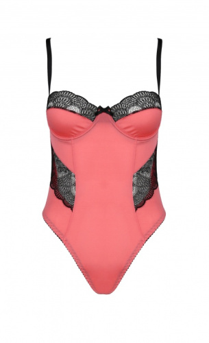 Розовое боди Rosalie S/M фото 4