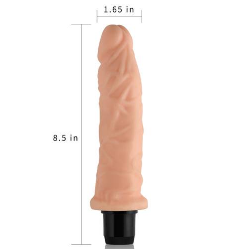 Рельефный фаллоимитатор Xtreme Feel Cyberskin 20 см фото 5