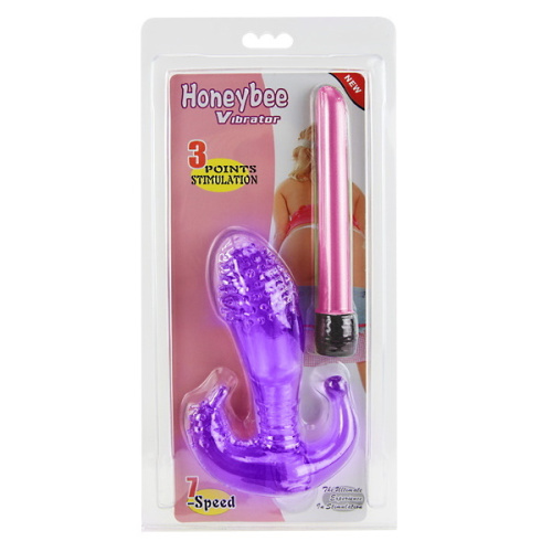 Вибростимулятор с насадкой Honeybee Vibrator фото 8