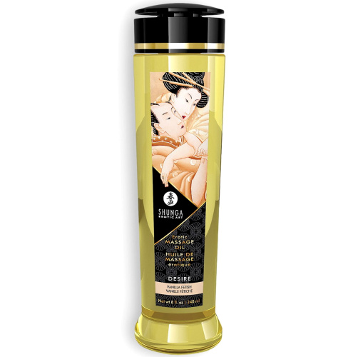 Массажное масло Shunga Erotic Desire с ароматом ванили 240 мл фото 2