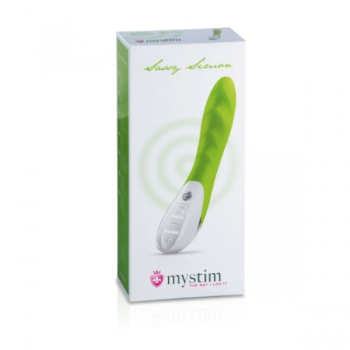 Mystim Вибратор Sassy Simon лайм фото 3