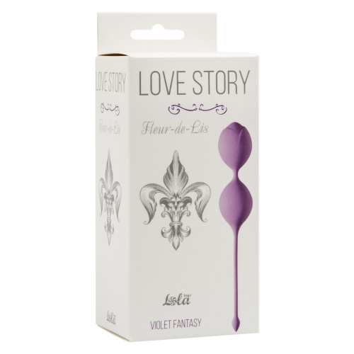 Вагинальные шарики Love Story Fleur-de-lisa Violet fantasy фиолетовые фото 2