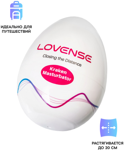 Маструбатор яйцо Lovense Kraken фото 2