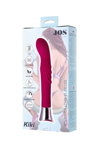 Вибратор для точки G c волнообразным рельефом Kiki фото 11