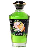 Разогревающее массажное масло c ароматом зеленого чая Shunga Exotic Green Tea 100 мл