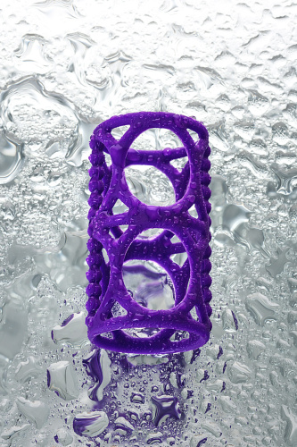 Насадка на пенис A-toys фиолетовая фото 7