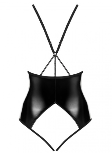 Виниловое черное боди с открытым доступом Stormea S/M фото 6