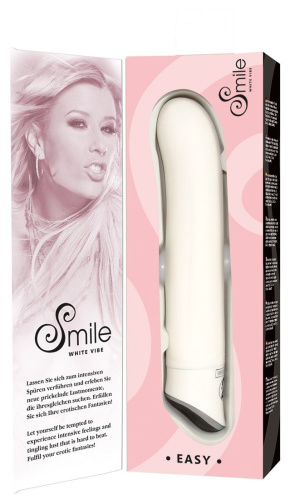 Вибратор G-точки Smile Easy белый фото 3