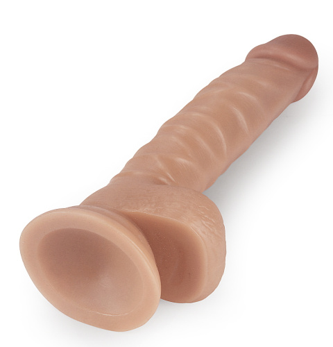 Реалистичный телесный фаллоимитатор Real Extreme 22 см фото 2