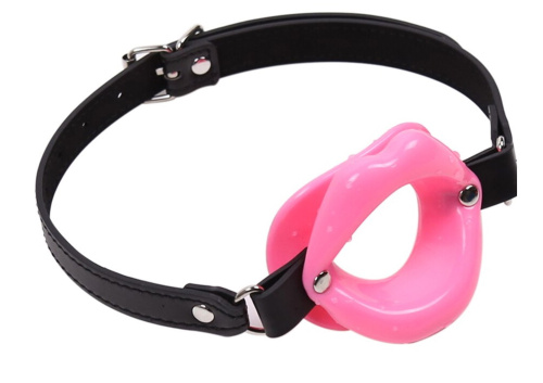 Кляп-губы розового цвета фото 2