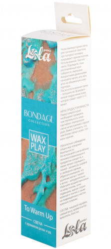 Низкотемпературная свеча для Wax Play Bondage To Warm Up 80 гр фото 5