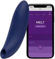 Вакуумно-волновой смарт-стимулятор клитора We-Vibe Melt синий