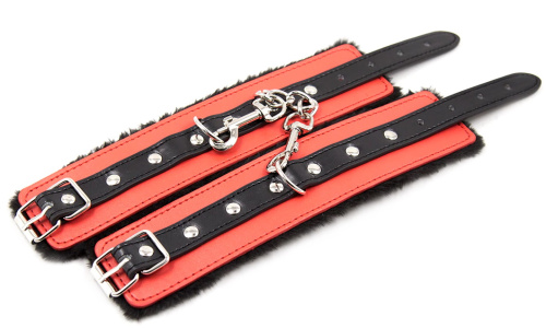 Черно-красный эротический набор для БДСМ игр из 8 игрушек фото 2
