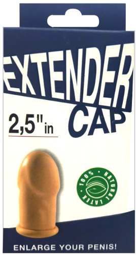 Удлиняющая насадка из латекса Extender + 6 см фото 3