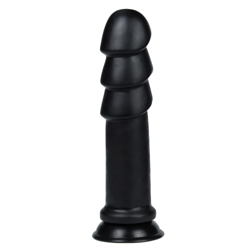 Черный фаллоимитатор King-Sized Anal Ripples 28 см фото 2