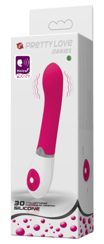 Вибратор с голосовым управлением Pretty Love Daniel фото 2