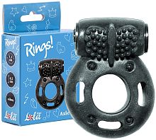 Эрекционное виброкольцо Rings Axle-Pin Black