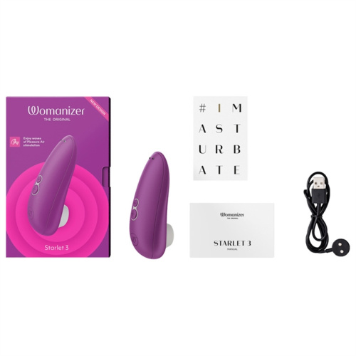 Компактный бесконтактный стимулятор клитора Womanizer Starlet 3 Violet фото 9