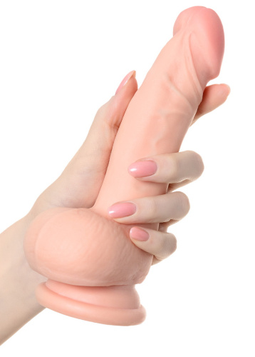 Реалистичный фаллоимитатор на присоске 18,5 см фото 6