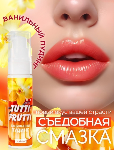 Оральный гель Tutti-Frutti ванильный пудинг 30 гр (срок годности 12.2026) фото 2