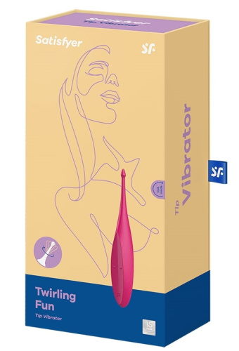 Точечный вибростимулятор Satisfyer Twirling Fun фуксия фото 11