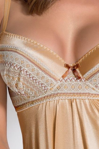 Прекрасная сорочка Demi gold S/M фото 2