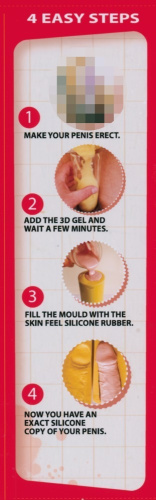 Набор для изготовления слепка пениса Cloneboy Dildo Classic Black фото 3