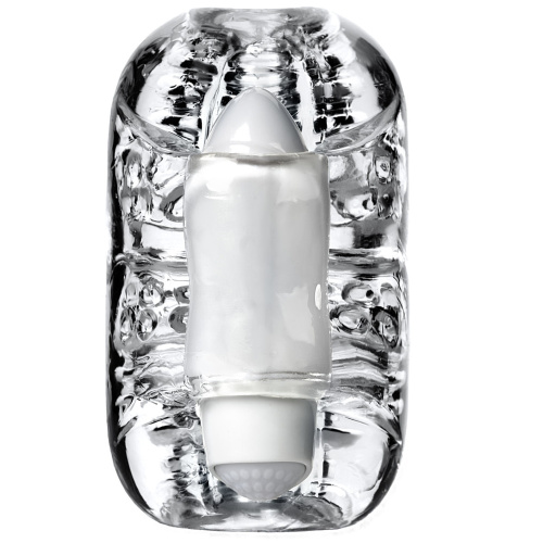 Прозрачный мастурбатор Lingam Khani с вибрацией фото 4