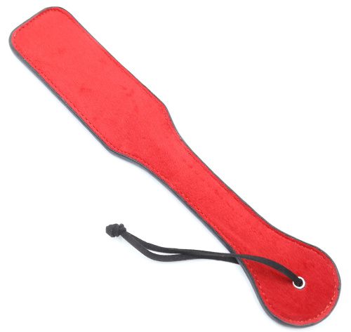 Черно-красный плюшевый БДСМ набор фото 3