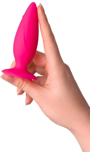 Розовая анальная пробка Popo Pleasure фото 5