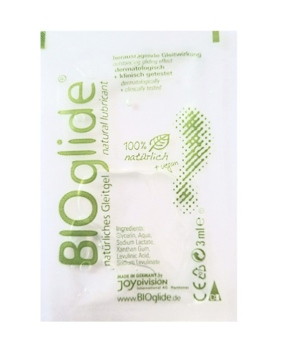 Гипоаллергенная смазка Bio Glide Natural 3 мл, пробник