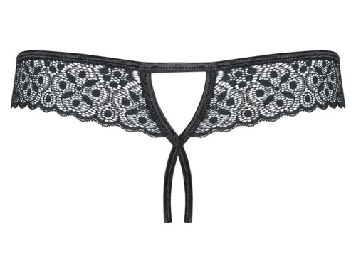 Сексуальные стринги с доступом Shibu Crotchless Thong S/M фото 4