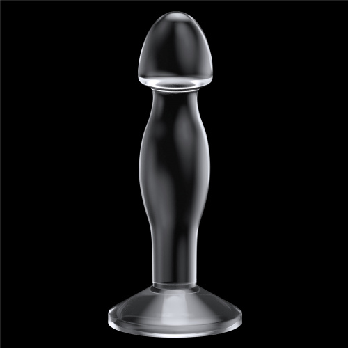 Прозрачная анальная втулка Lovetoy Flawless Clear Prostate Plug 17 см фото 3