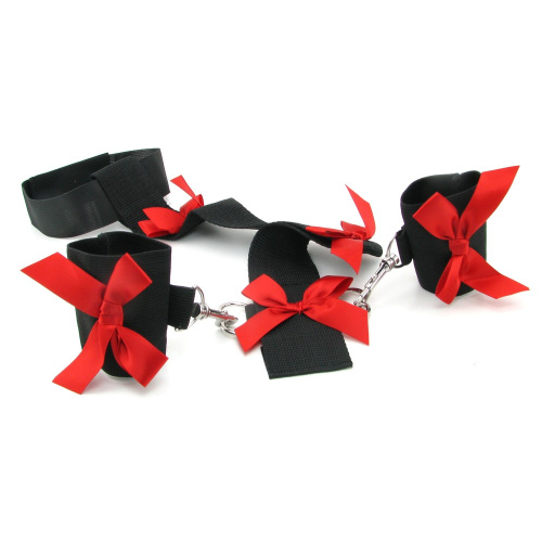 Набор для бондажа Tantric Binding Love Collar and Cuffs фото 2