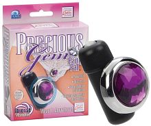 Вибростимулятор на трусики с фиолетовым кристаллом Precious Gem Panty Pals