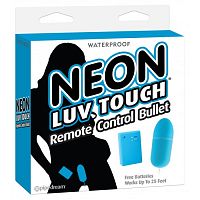 Виброяйцо на дистанционном управлении Neon Luv Touch Remote Control Bullet Blue