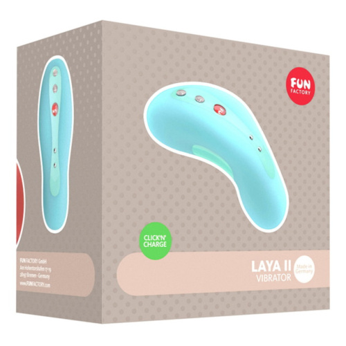 Вибромассажер Fun Factory Laya II, голубой фото 5