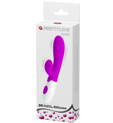 Вибратор с клиторальным стимулятором Pretty Love Alvis фото 9
